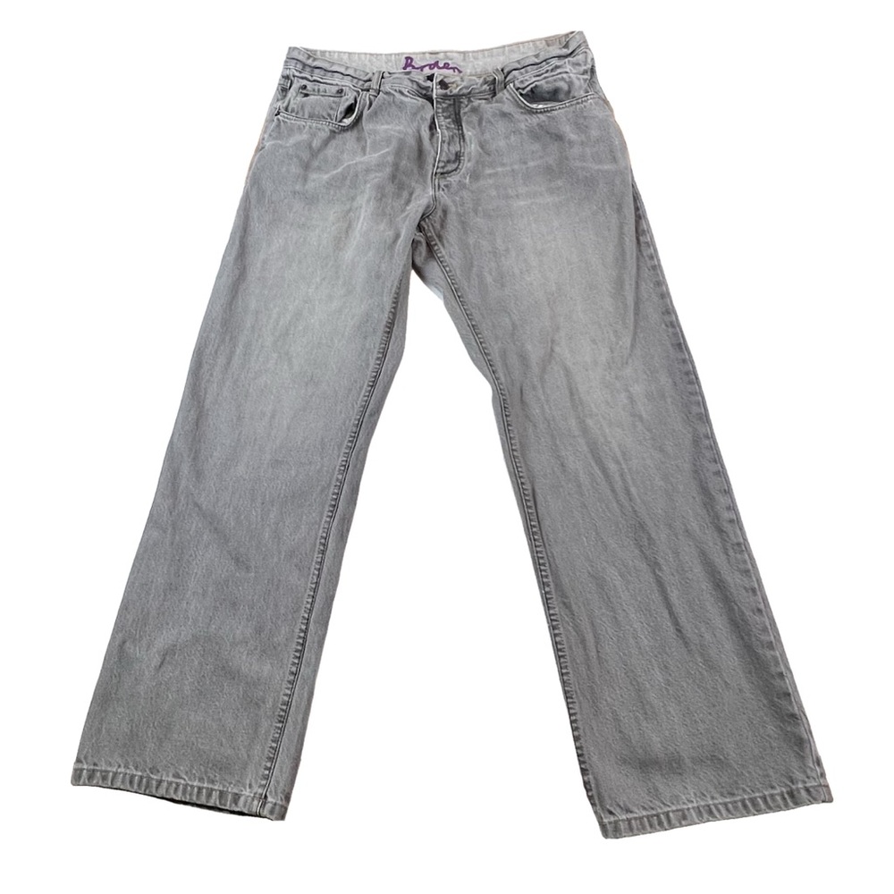 Boden Men’s Vintage Gray Denim Jeans, Size 38 Regular